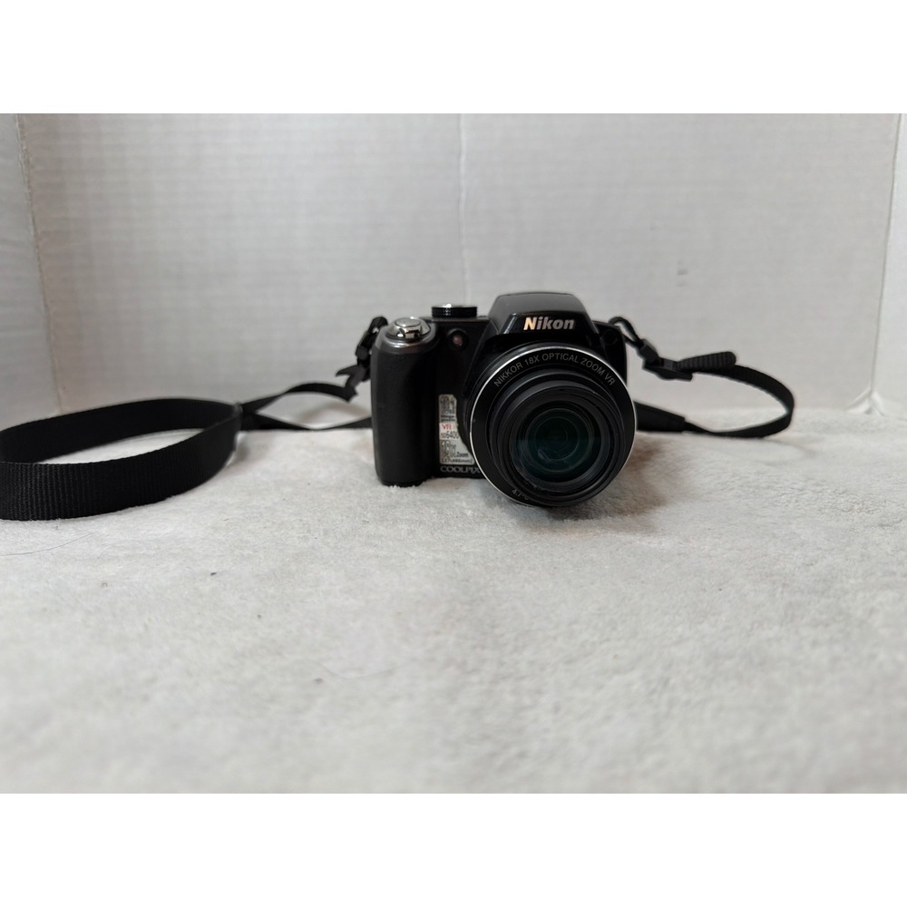 Nikon Coolpix P80 Digital Camera Black 18x Optical Zoom 10.1MP Tested Working